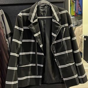 Plaid Bomber Jacket